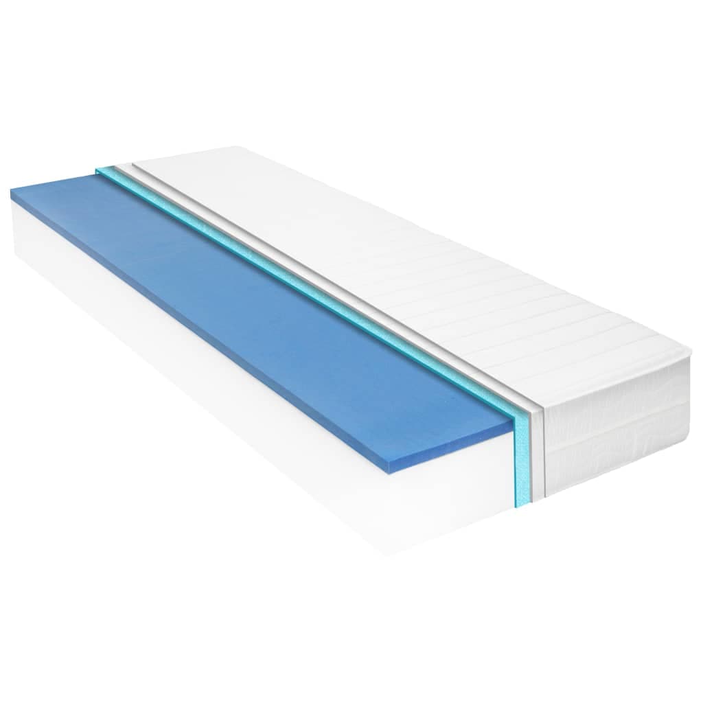vidaXL Colchão 160x200 cm espuma viscoelástica c/ memória 18 cm H2
