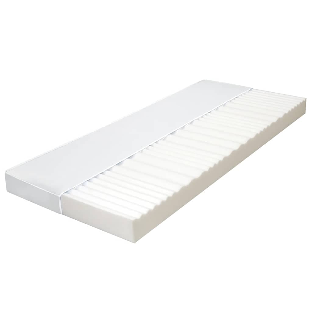 vidaXL Colchão 120x200 cm 7 zonas espuma PU 10 cm H2 H3