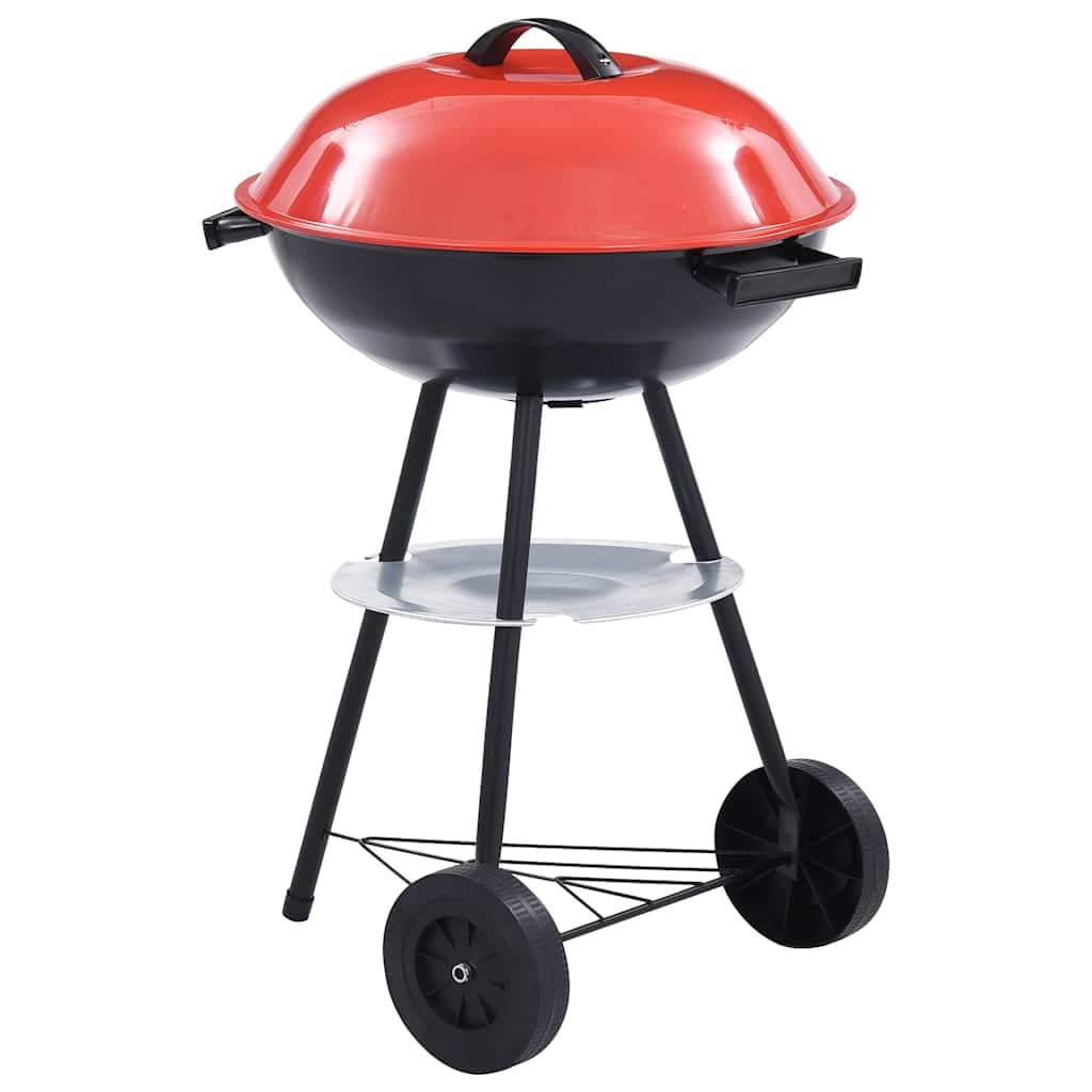 vidaXL Churrasqueira XXL a carvão com rodas 44 cm