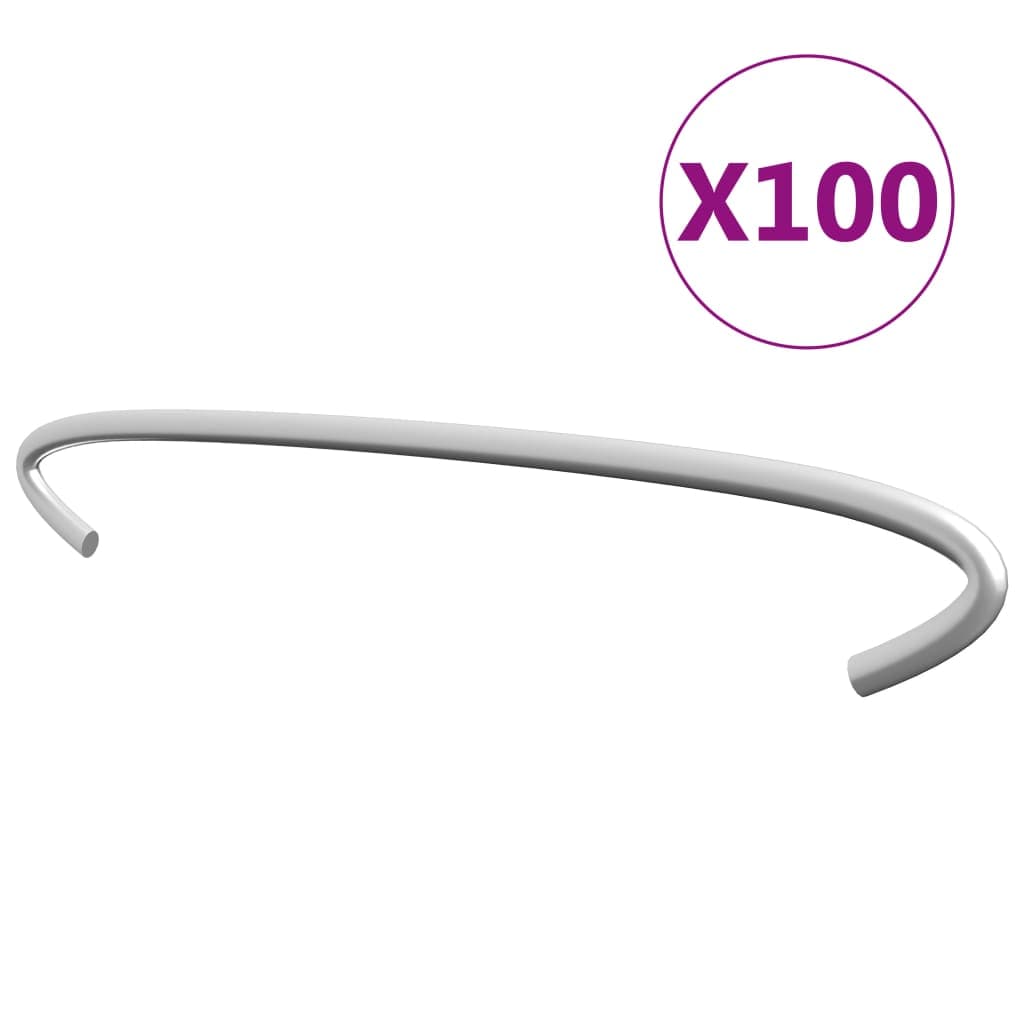 Ganchos para Gabiões 100 Pcs Aço Galvanizado 20 cm