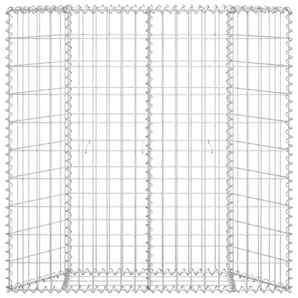 Canteiro Elevado/cesto Gabião Trapézio 100x20x100cm Aço Galvan. - 145653