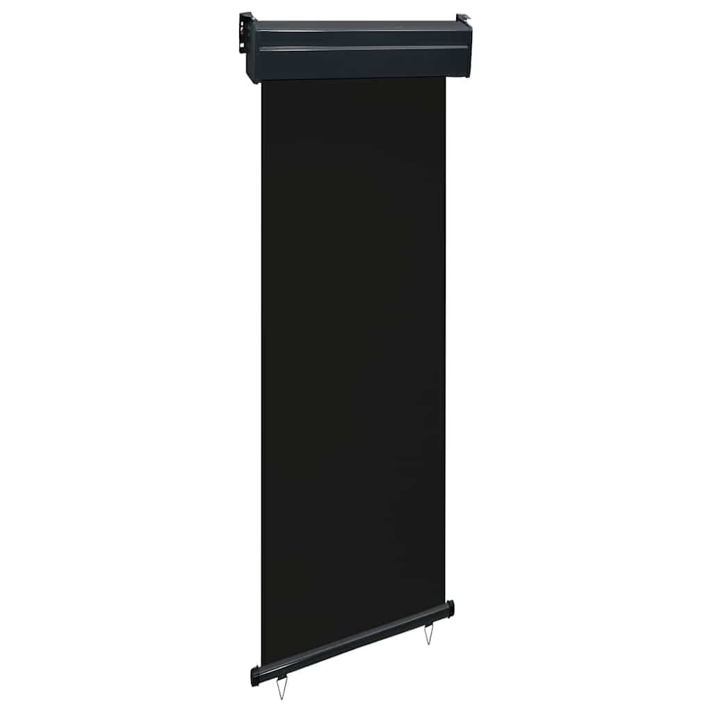 vidaXL Toldo Lateral para Varanda 65x250 cm Preto - 2883853855