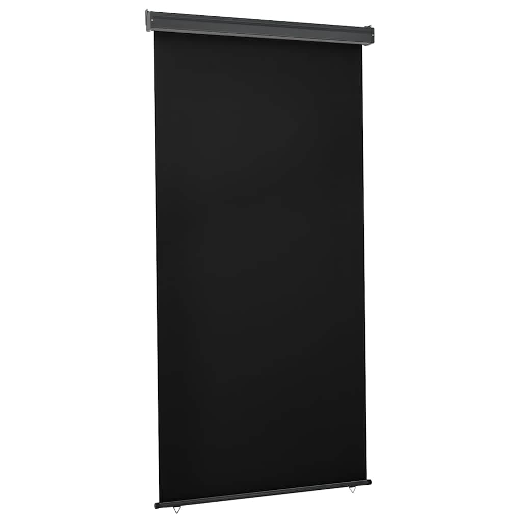 vidaXL Toldo lateral para varanda 125x250 cm preto