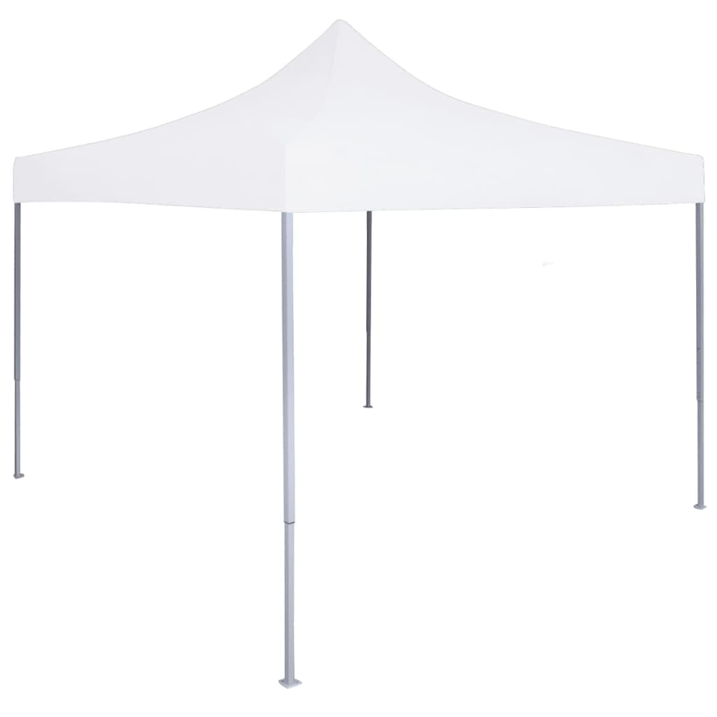 vidaXL Tenda dobrável profissional para festas 2x2 m aço branco