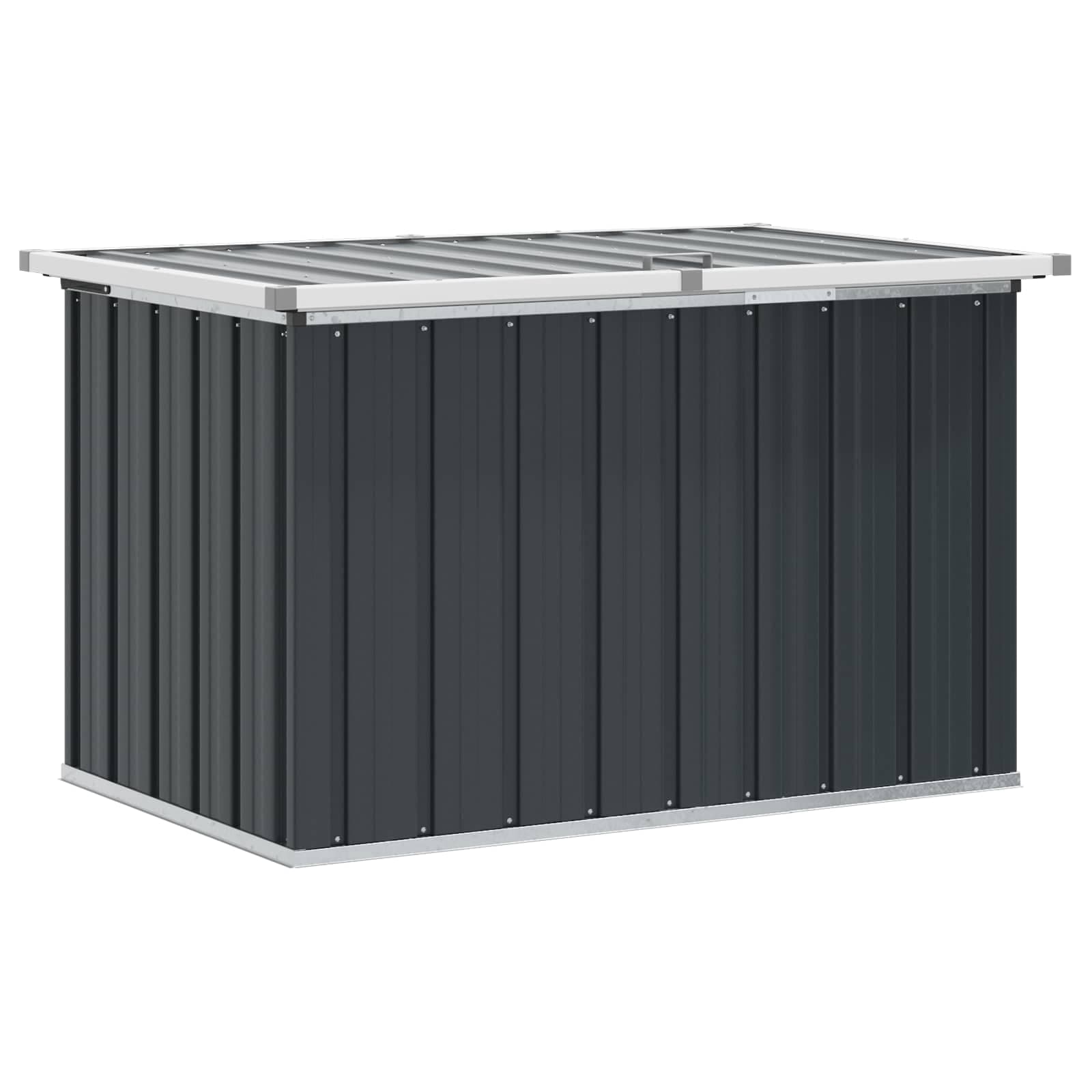 vidaXL Caixa de arrumação para jardim 109x67x65 cm antracite