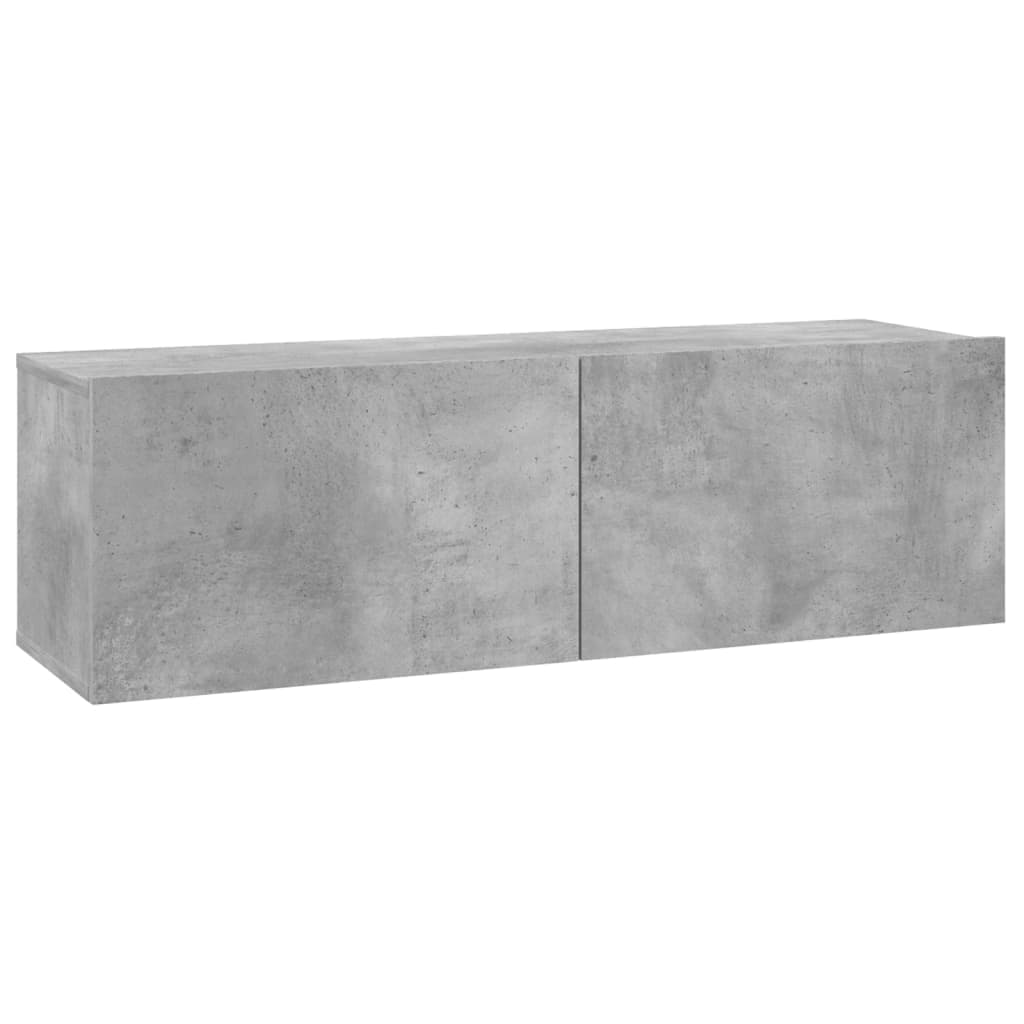 vidaXL Móvel de TV 100x30x30 cm derivados de madeira cinzento cimento
