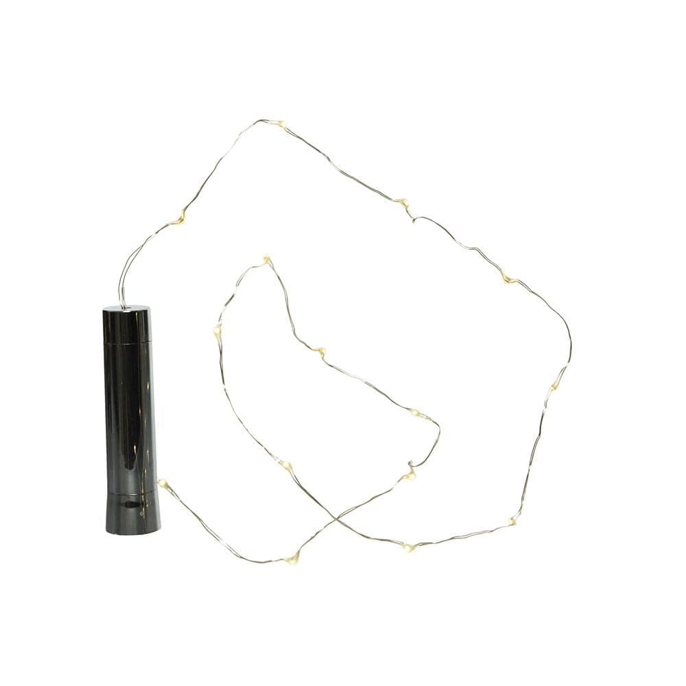 ROLHA GRINALDA MICRO LED PARA GARRAFA 15 LEDS