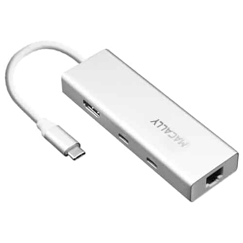 Macally UCDOCK Hub USB-C 6-em-1 HDMI Ethernet