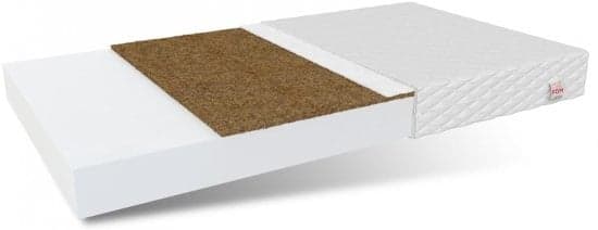 Colchão infantil em espuma 80x160 cm com camada de coco