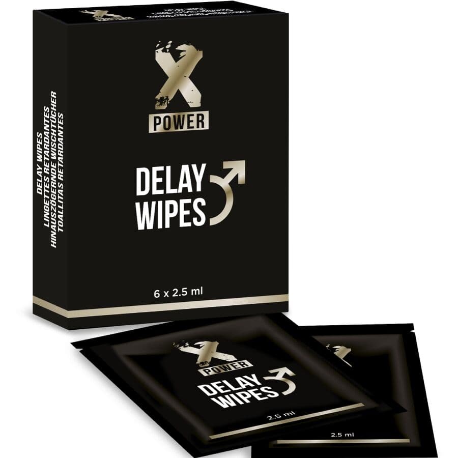 Xpower Delay Wipes Toallitas Retardantes 6 Unidades D-229432