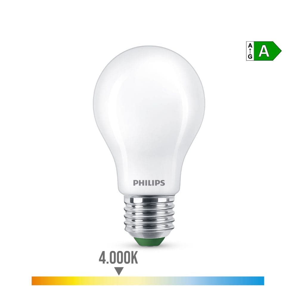 Philips Lâmpada LED Ultra Efficient Classic A60 7.3W 1535lm 4000K E27