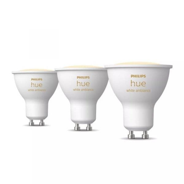 Philips Lâmpada Hue White Ambiance GU10 Bluetooth/Zigbee Regulável