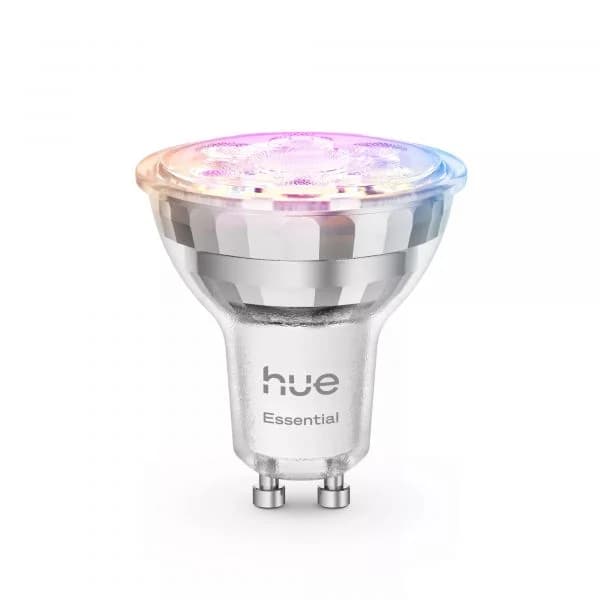 Philips Lâmpada Hue Essential LED GU10 3W/4.7W Branco e Cor Ambiente