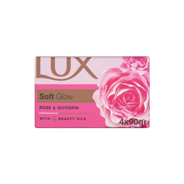 Lux Sabonete Sólido Soft Glow 4x90g