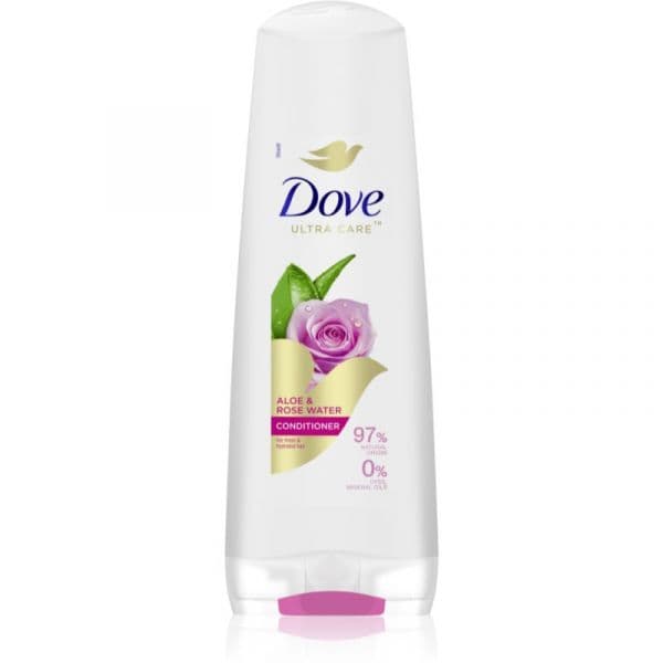 Dove Aloe & Rose Water Condicionador para Hidratação e Brilho 350 ml