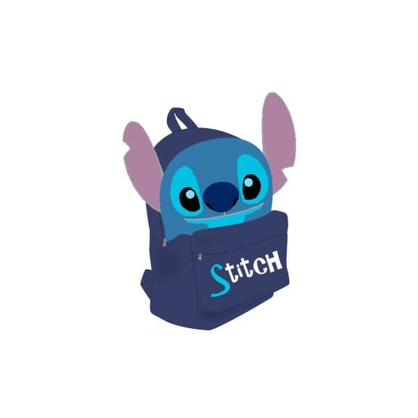 Disney Mochila Stitch 30cm Azul