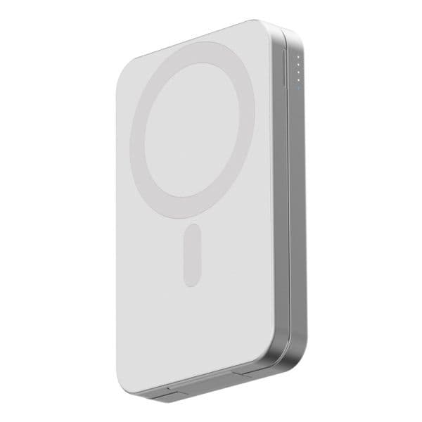Powerbank LinQ 3-em-1 Magnético Wireless 8000mAh Silver