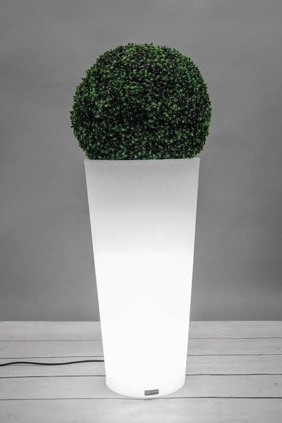 Vaso luminoso 80x40 cm formato cónico