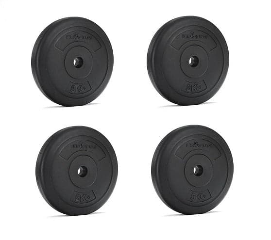 Conjunto de discos em ferro fundido 20 kg (4 x 5 kg) 26 mm
