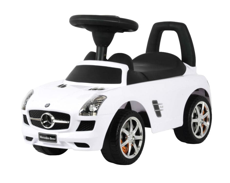 Carro elétrico infantil Mercedes SLS 67x29x37 cm branco