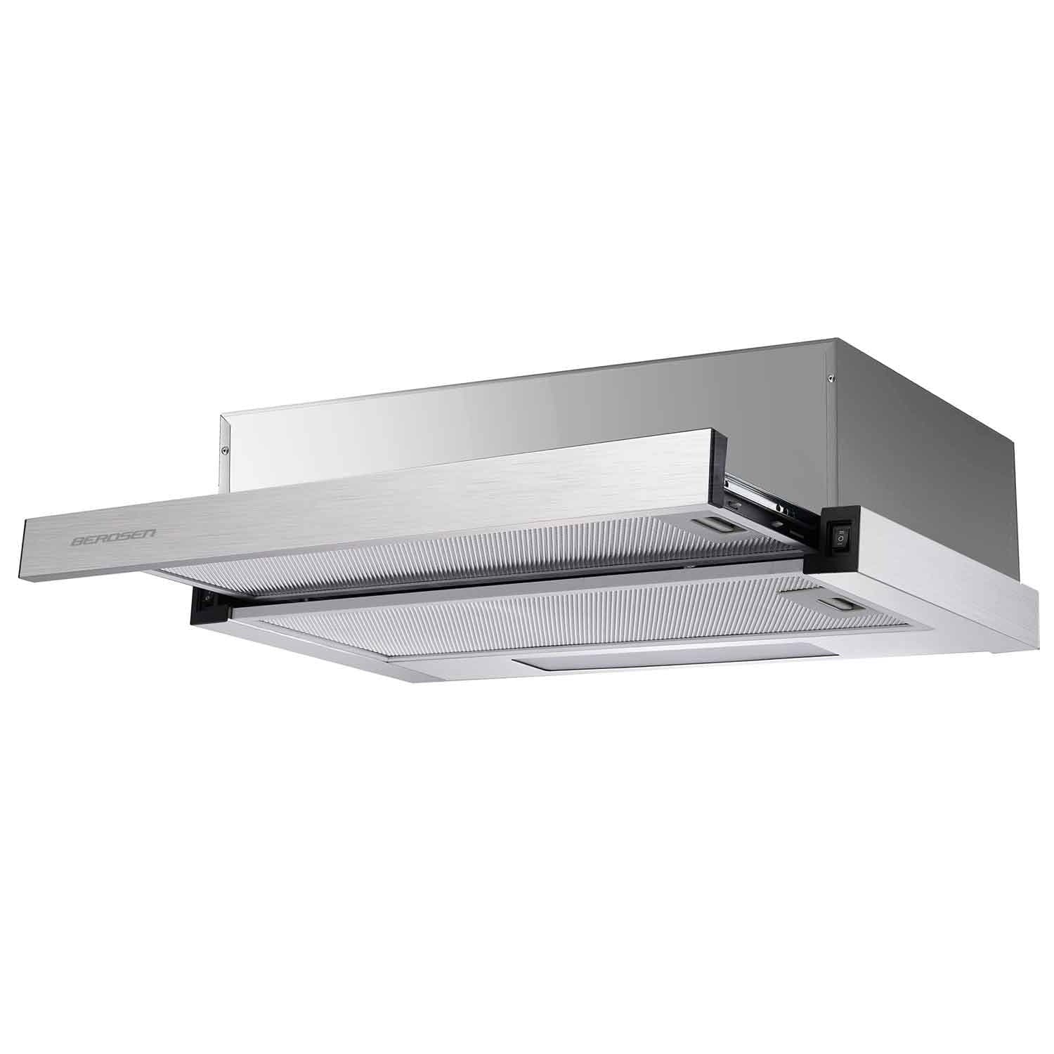 Exaustor de parede 50 cm 80 W aço inox Berdsen BT 233
