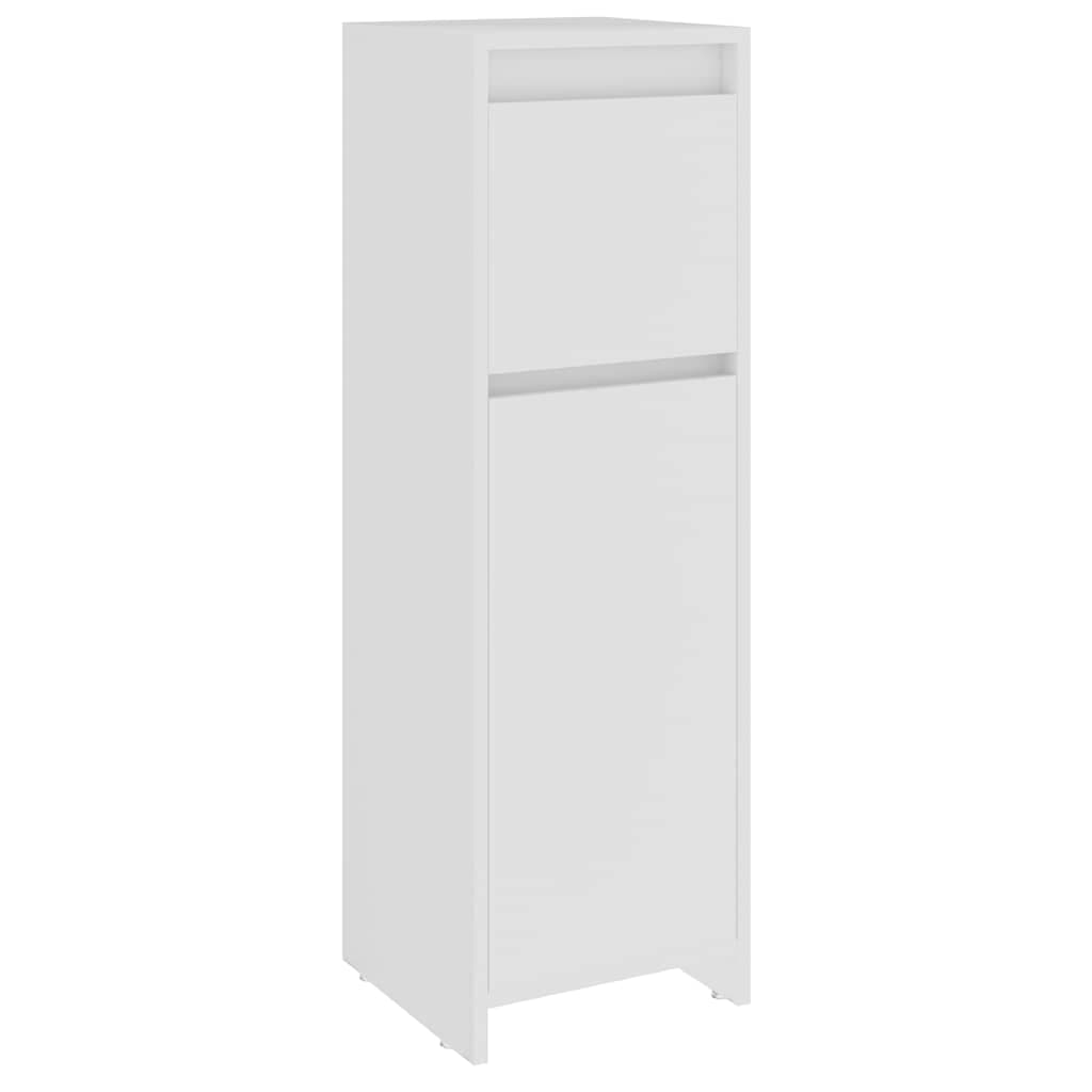vidaXL Armário de casa de banho derivados de madeira branco
