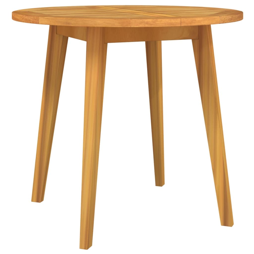 vidaXL Mesa de jardim Ø85x75 cm madeira de acácia maciça