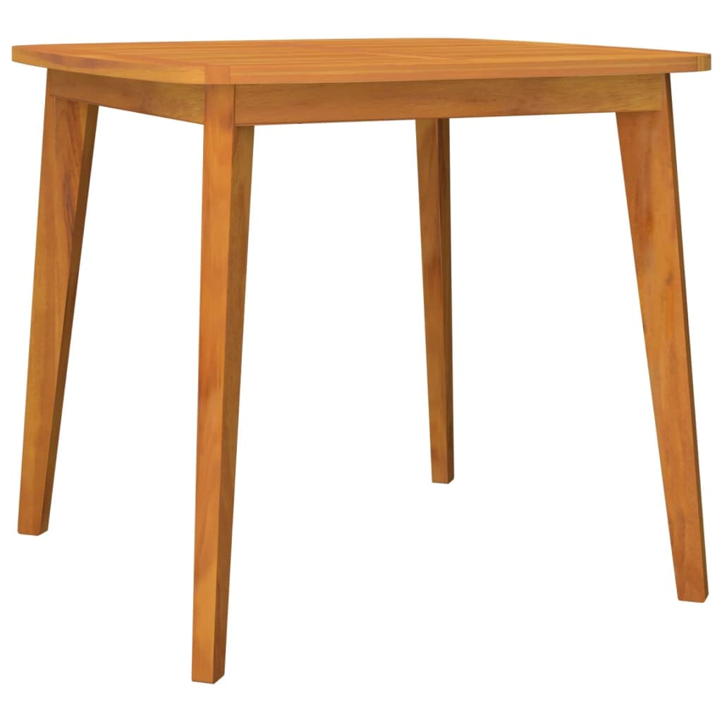 vidaXL Mesa de jardim 85x85x75 cm madeira de acácia maciça