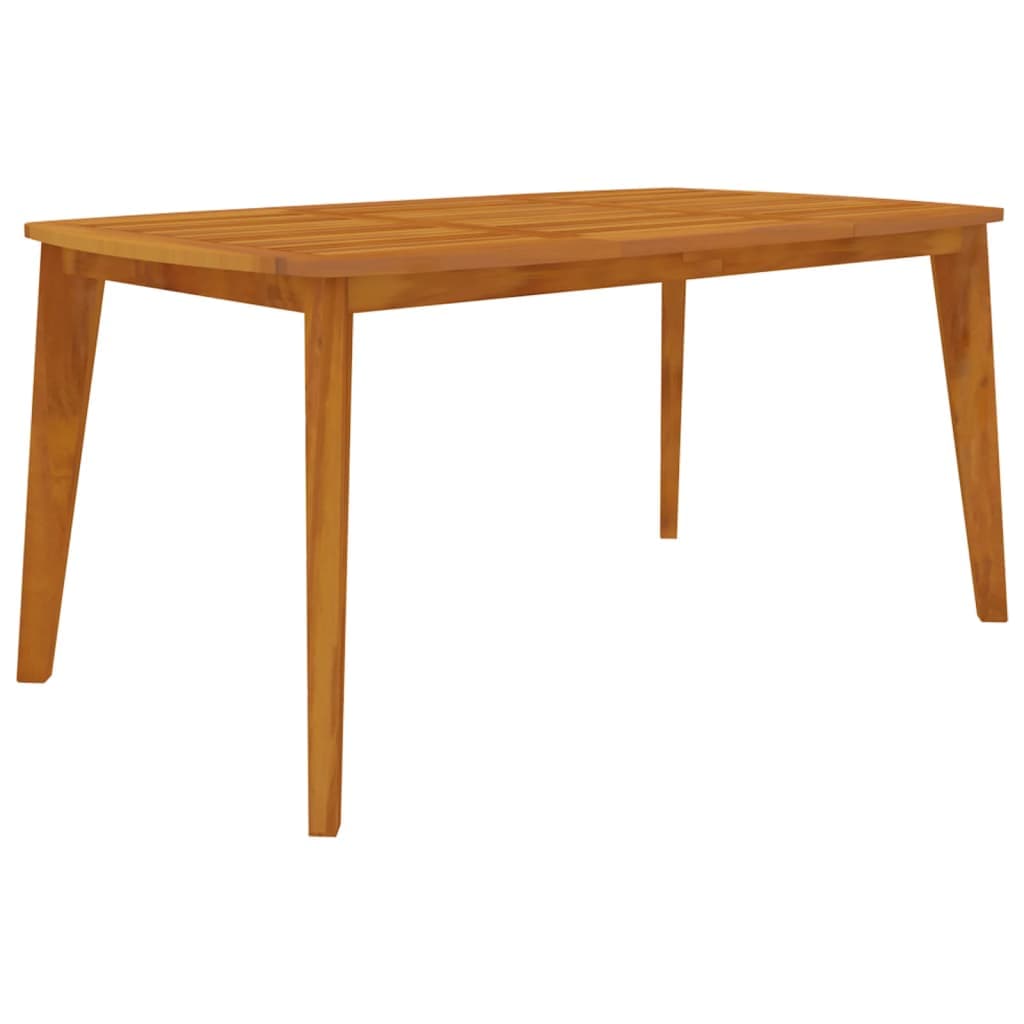 vidaXL Mesa de jardim 160x90x75 cm madeira de acácia maciça