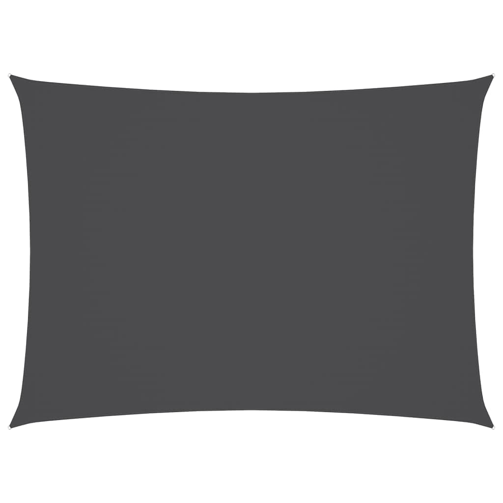 vidaXL Para-sol estilo vela tecido oxford retangular 2,5x4 m antracite