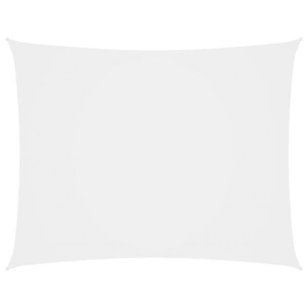 Para-sol Estilo Vela Tecido Oxford Retangular 3x5 m Branco - 135267