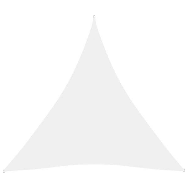 Para-sol Vela Tecido Oxford Triangular 3,6x3,6x3,6 m Branco - 135281