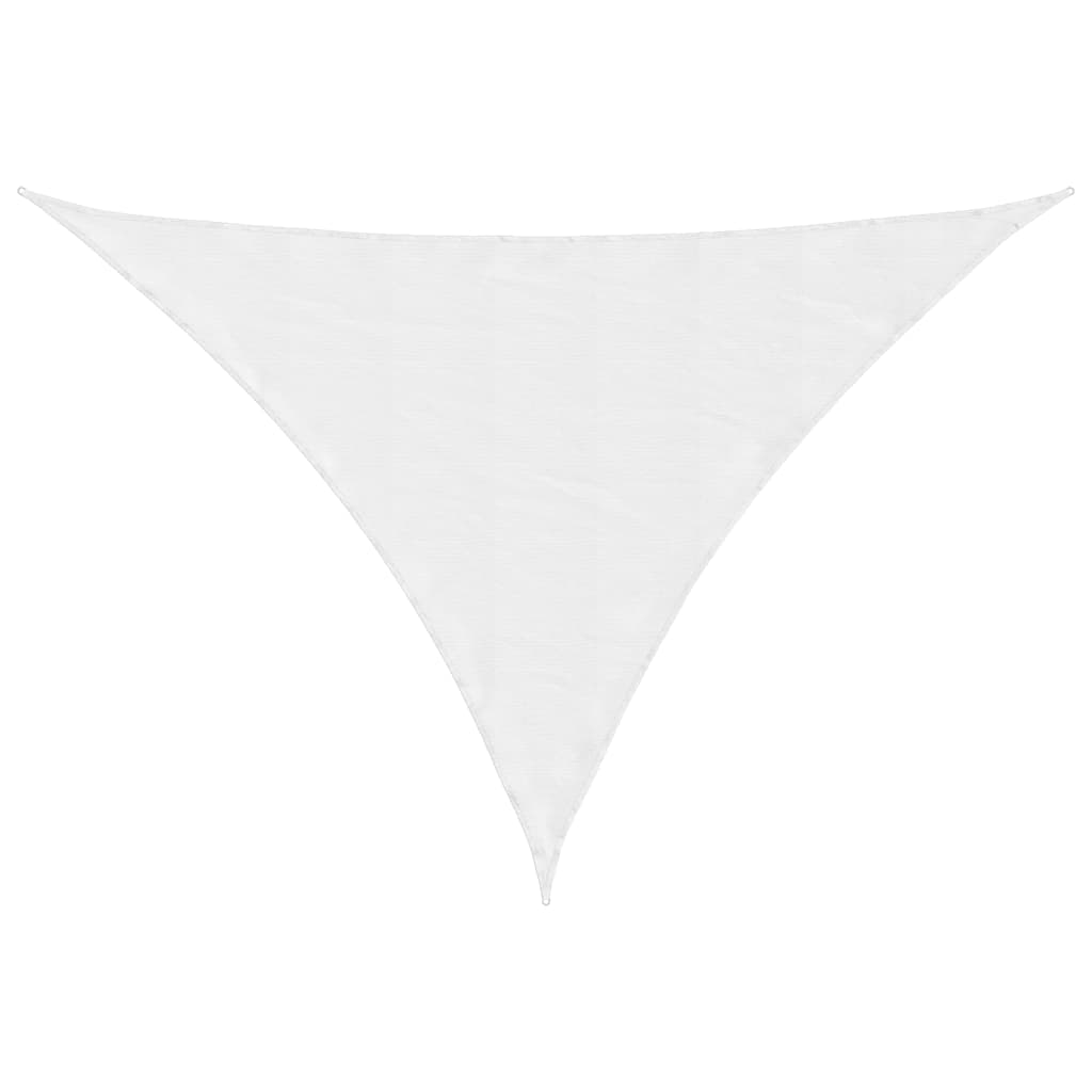 Para-sol Estilo Vela Tecido Oxford Triangular 5x5x6 m Branco - 135293