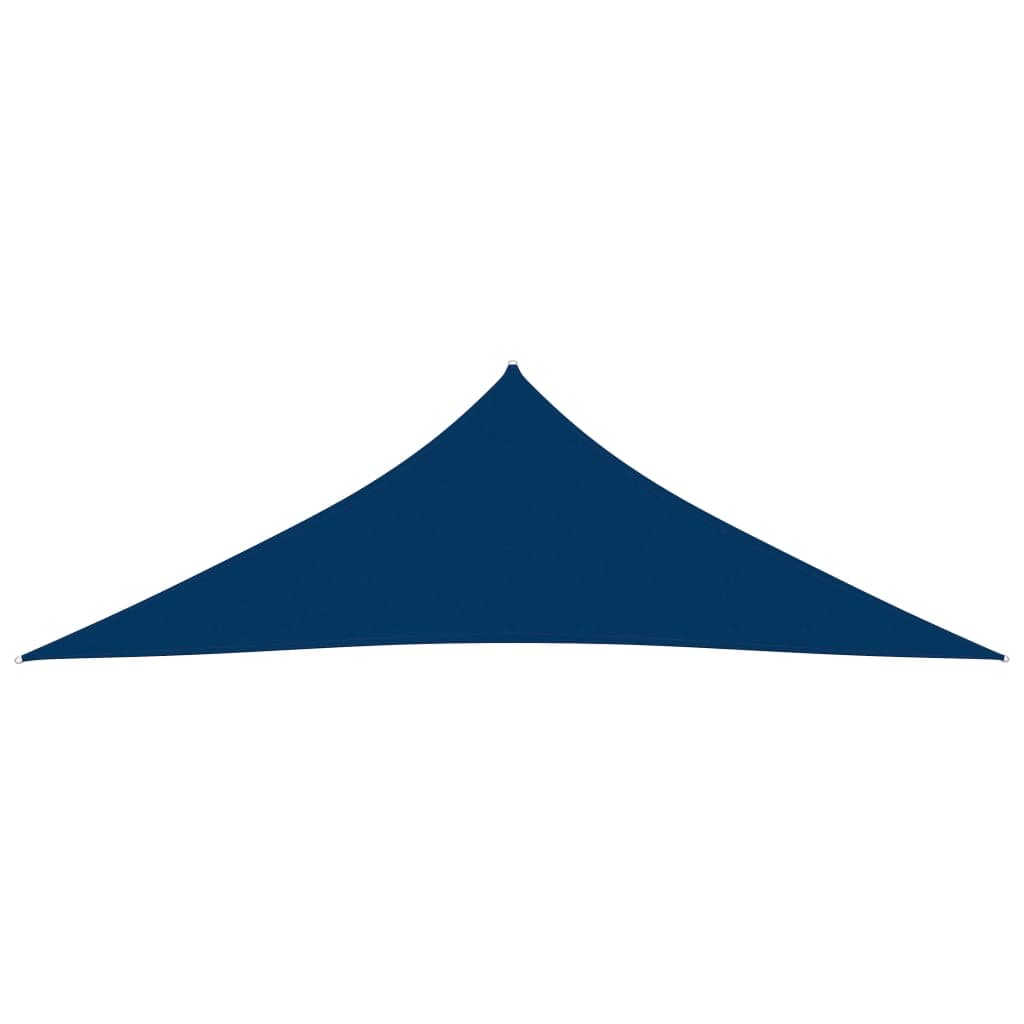 vidaXL Para-sol Estilo Vela Tecido Oxford Triangular 3x3x4,24 M Azul - 50418176