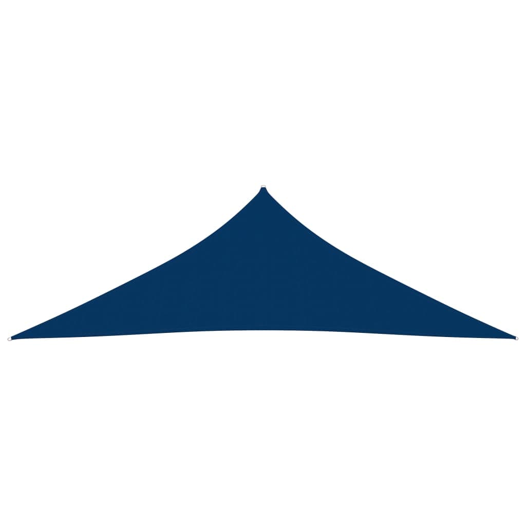 vidaXL Para-sol estilo vela tecido oxford triangular 4x4x5,8 m azul