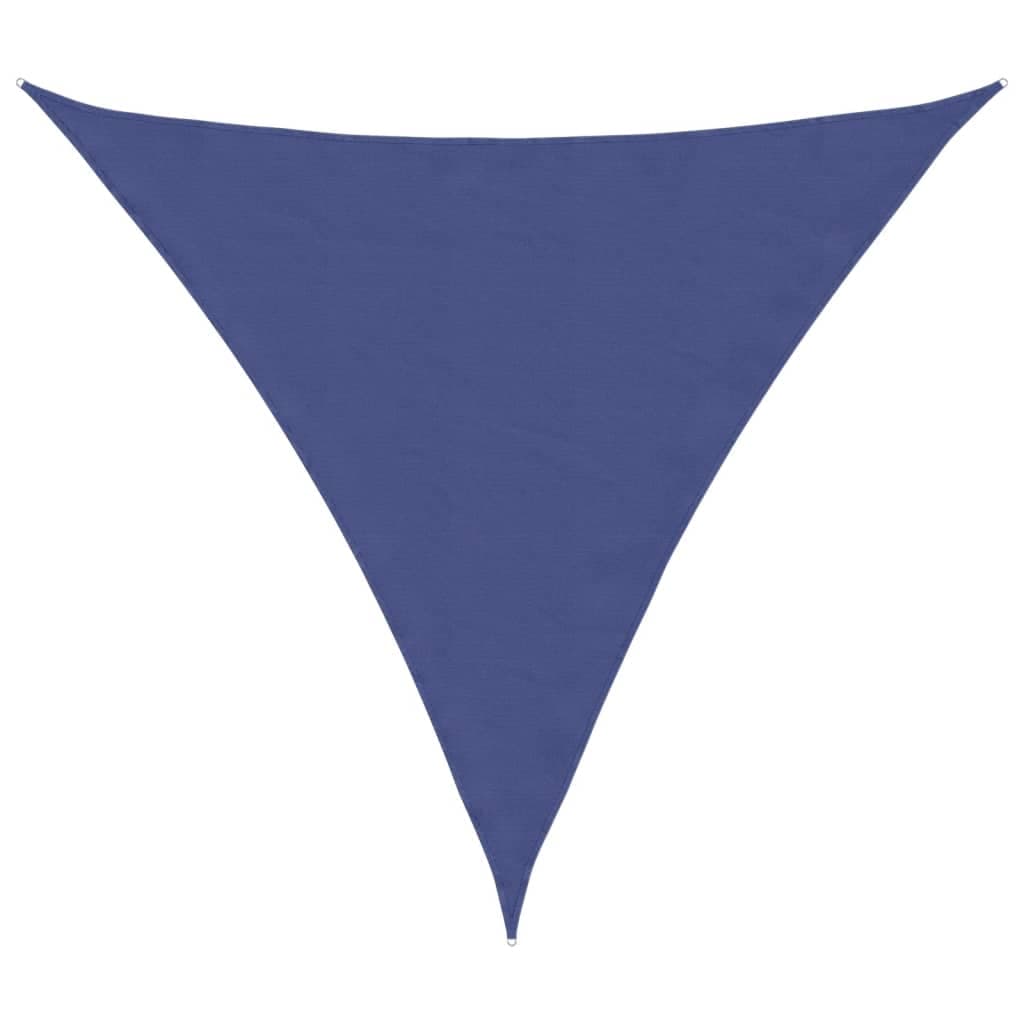 vidaXL Para-sol Estilo Vela Tecido Oxford Triangular 6x6x6 M Azul - 2941494561