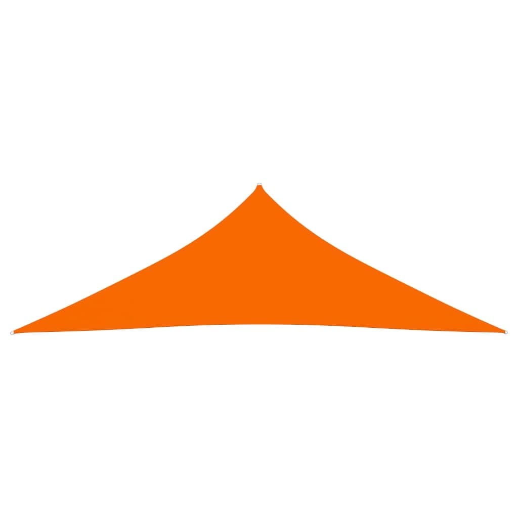 vidaXL Para-sol Estilo Vela Tecido Oxford Triangular 3x3x4,24m Laranja - 1068426278