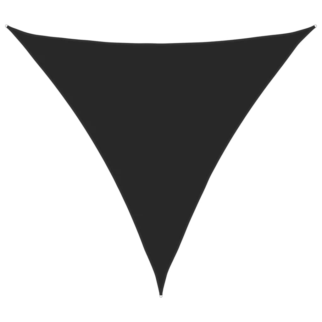vidaXL Para-sol vela tecido oxford triangular 4,5x4,5x4,5 m preto