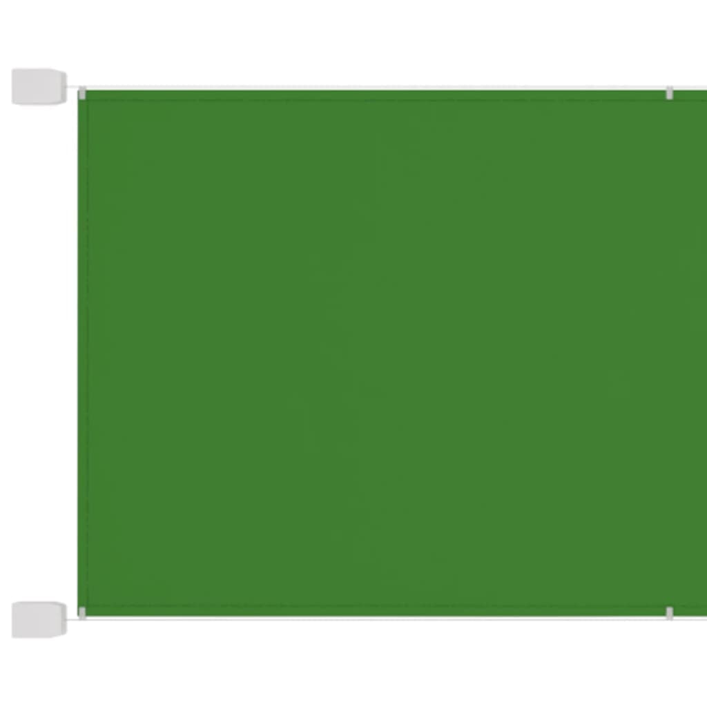 vidaXL Toldo vertical 140x420 cm tecido oxford verde-claro
