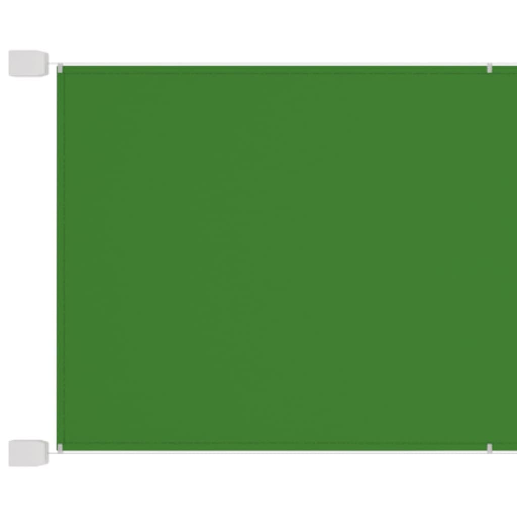 vidaXL Toldo vertical 300x420 cm tecido oxford verde-claro