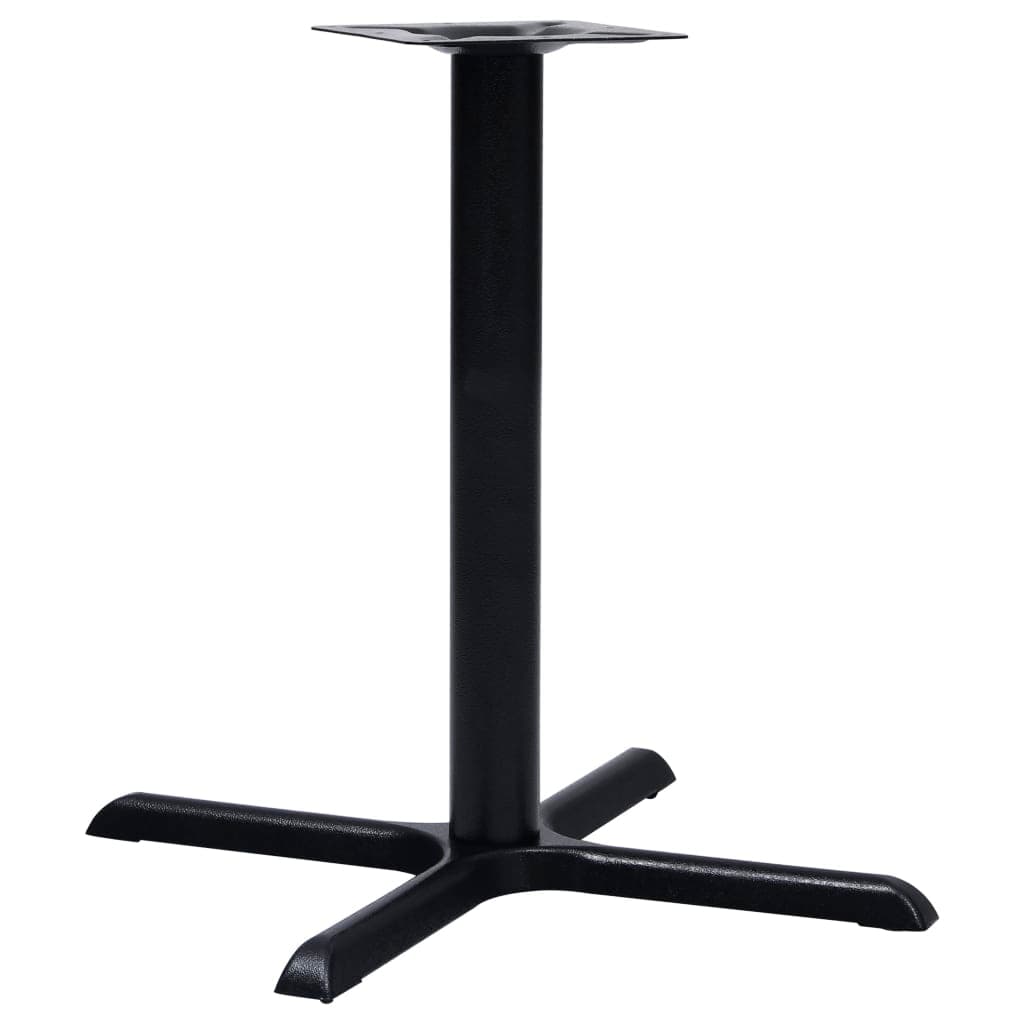 vidaXL Perna para mesa de bistrô 76x76x72 cm ferro fundido preto