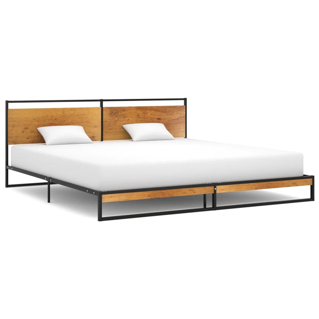 vidaXL Estrutura de cama metal 200x200 cm