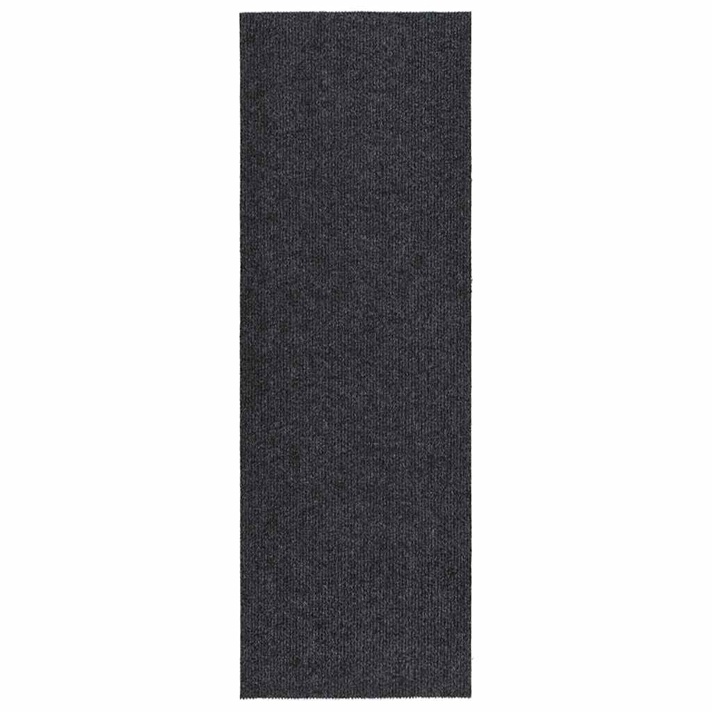vidaXL Tapete/passadeira de entrada 100x300 cm antracite