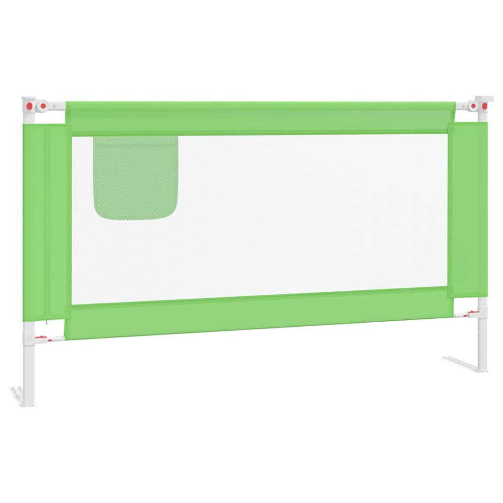Barra de Segurança para Cama Infantil Tecido 140x25 cm Verde - 10192