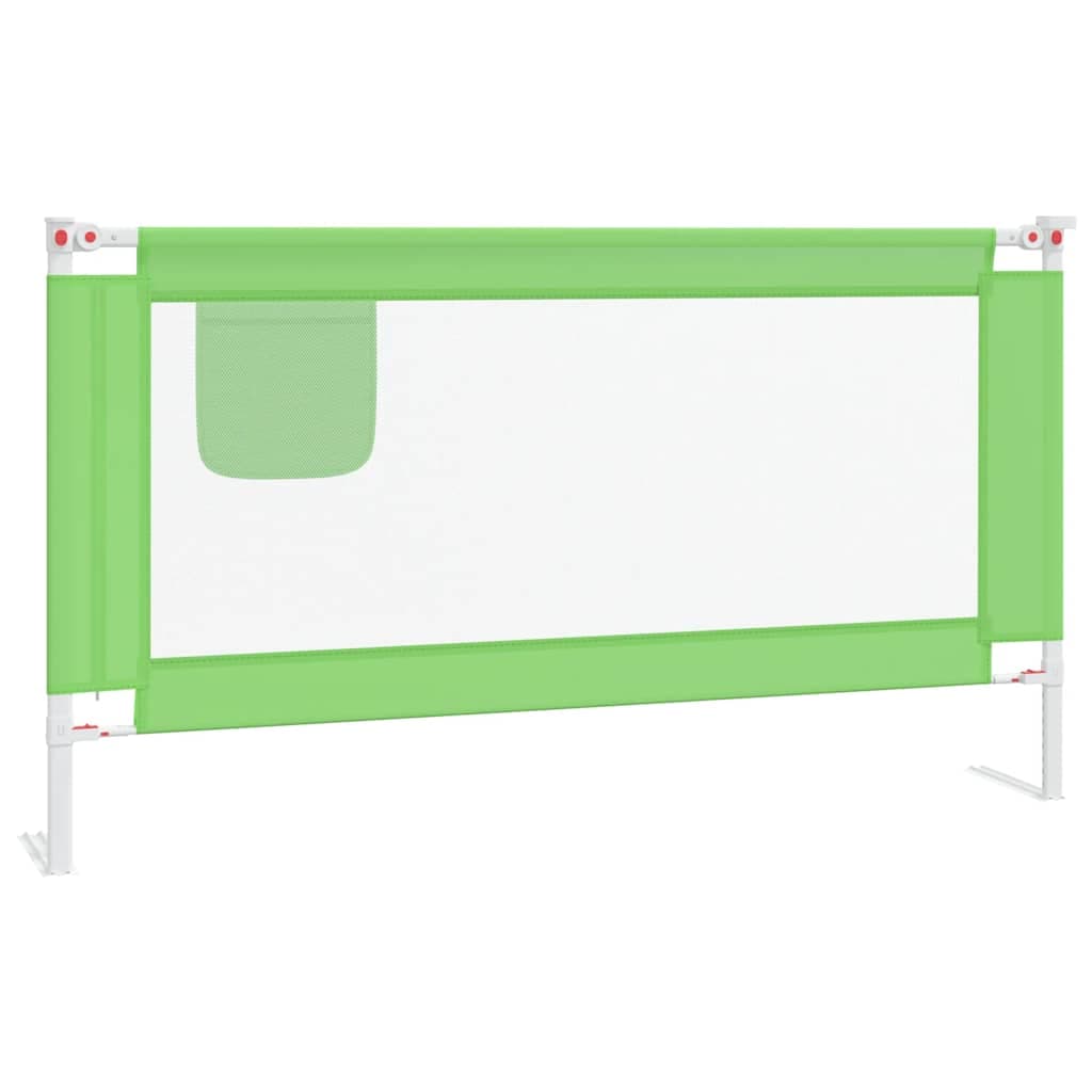 Barra de Segurança para Cama Infantil Tecido 150x25 cm Verde - 10193