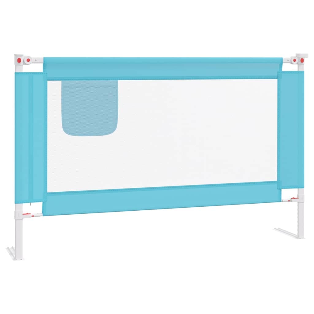 Barra de Segurança para Cama Infantil Tecido 120x25 cm Azul - 10209