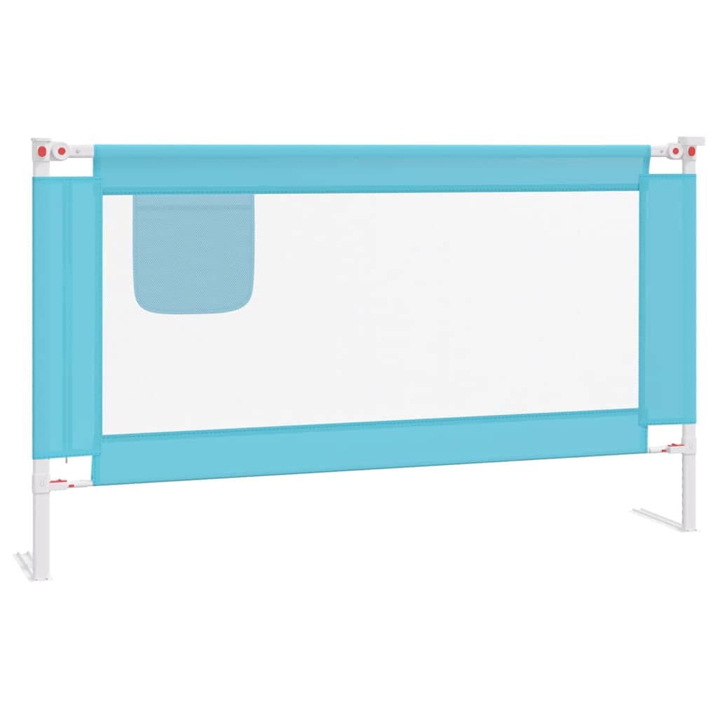 Barra de Segurança para Cama Infantil Tecido 140x25 cm Azul - 10210