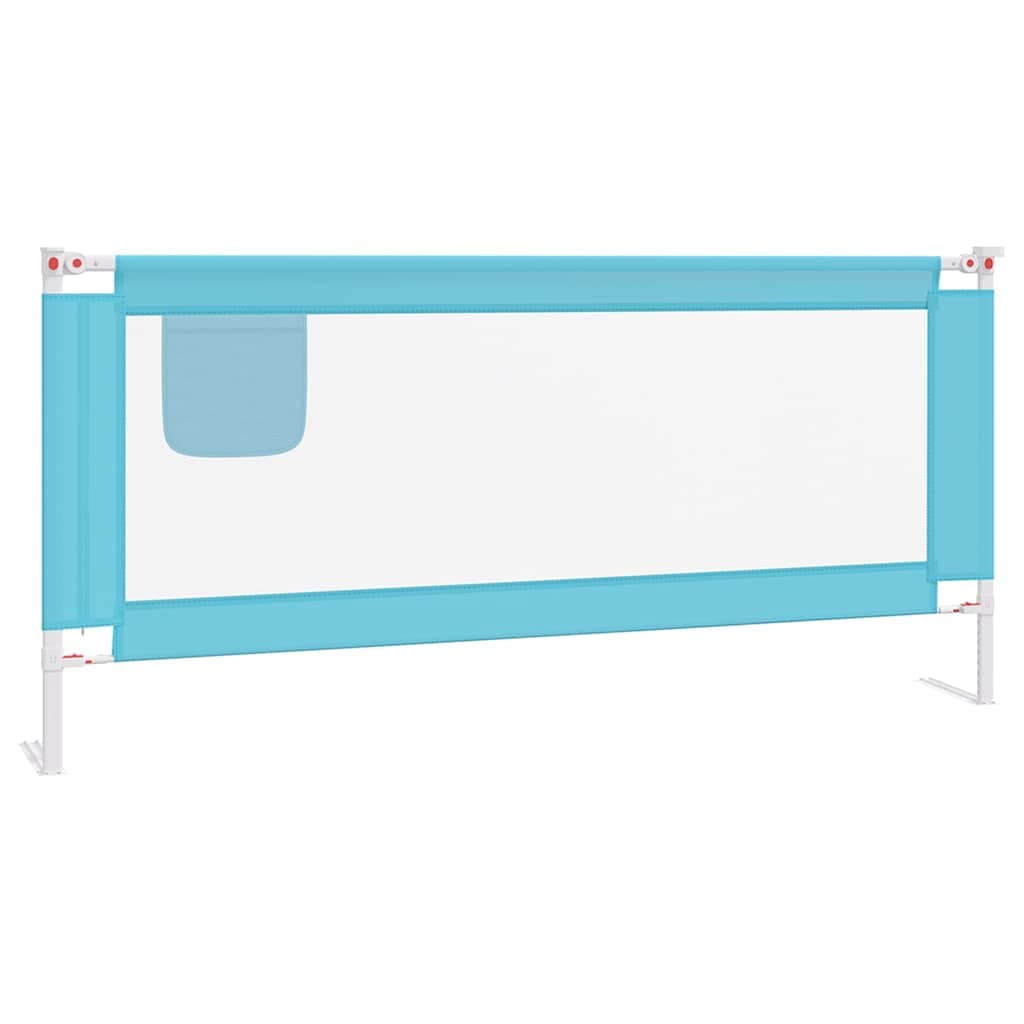 Barra de Segurança para Cama Infantil Tecido 200x25 cm Azul - 10215