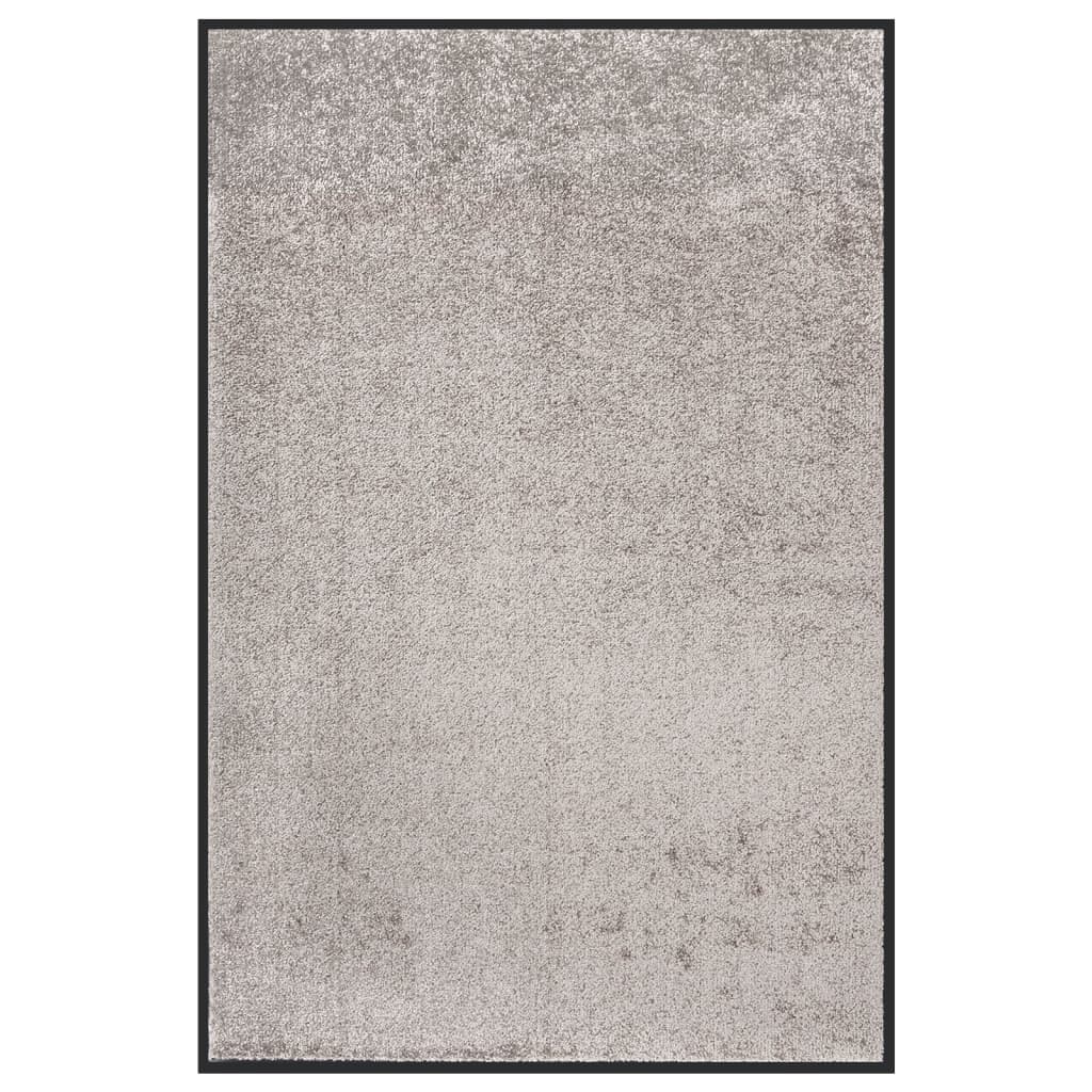vidaXL Tapete de porta 80x120 cm cinzento
