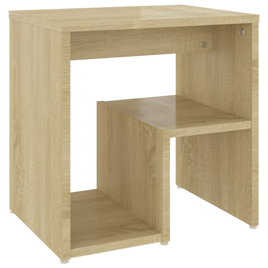 vidaXL Mesa de cabeceira 40x30x40 cm derivados madeira carvalho sonoma